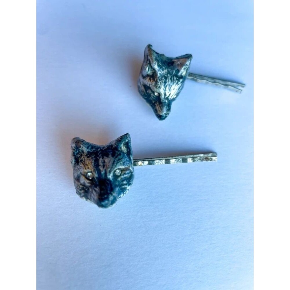 Vintage Fox Hairpins
